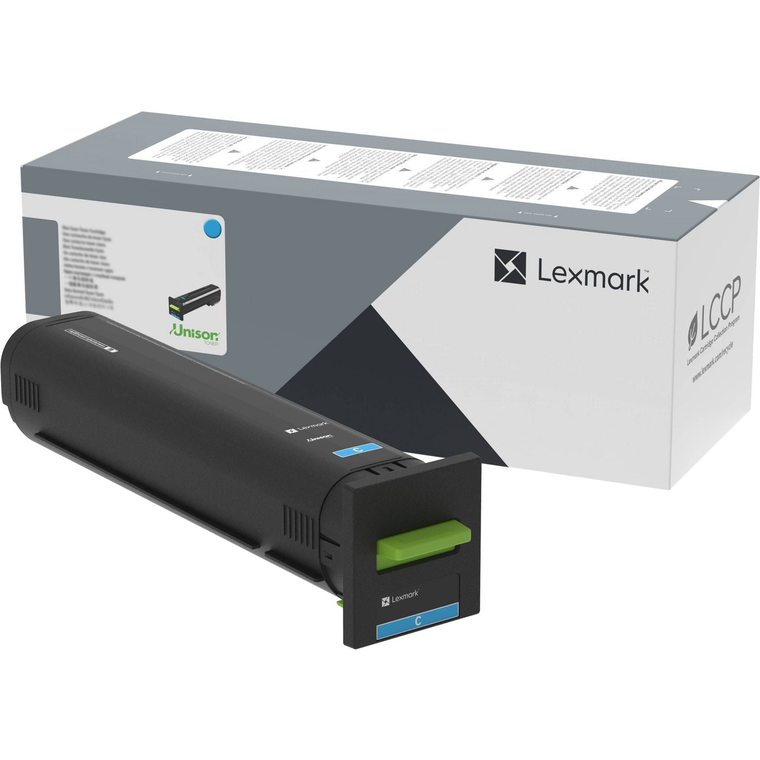 Lexmark™ 72K0X20 Extra High-Yield Toner, 22,000 Page-Yield, Cyan