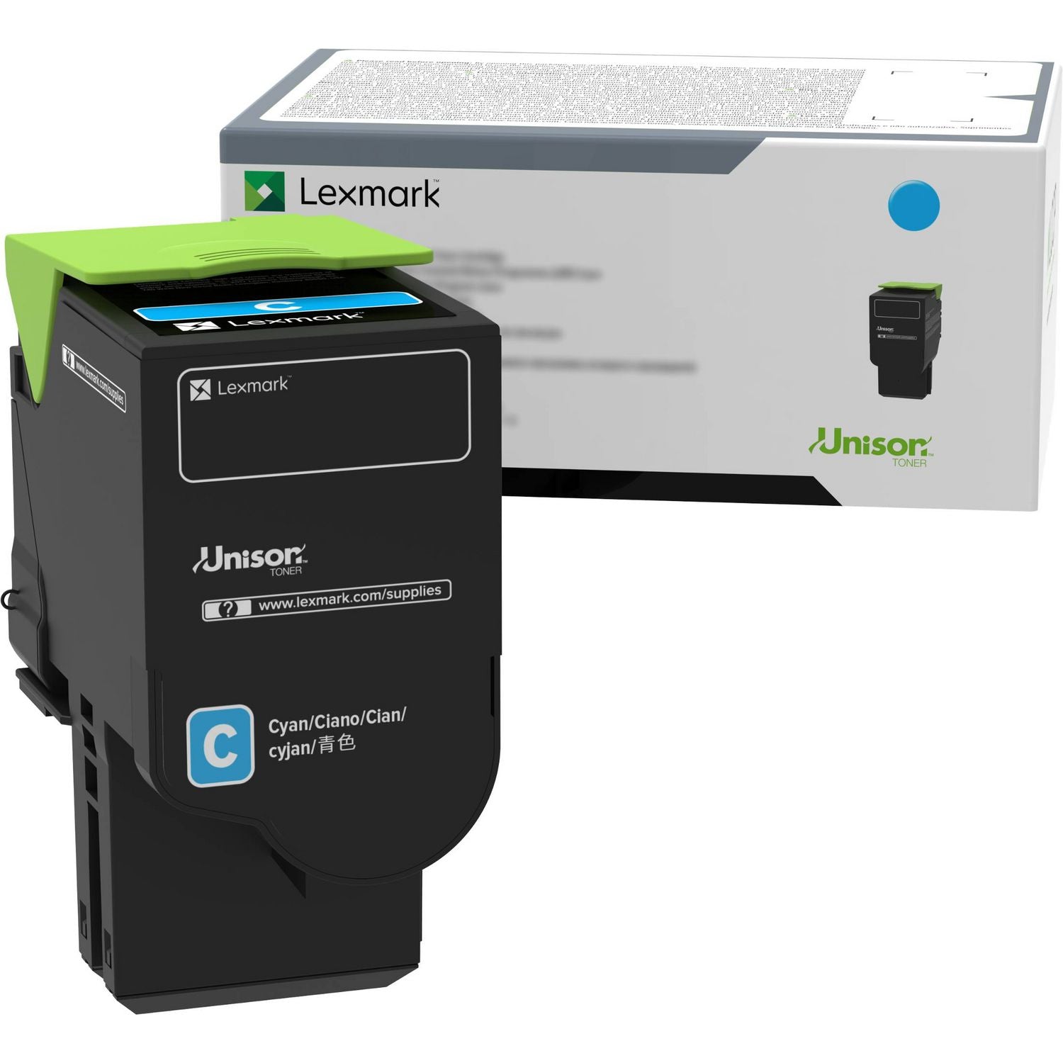 Lexmark™ 78C0UCG Return Program Ultra High-Yield Toner, 7,000 Page-Yield, Cyan