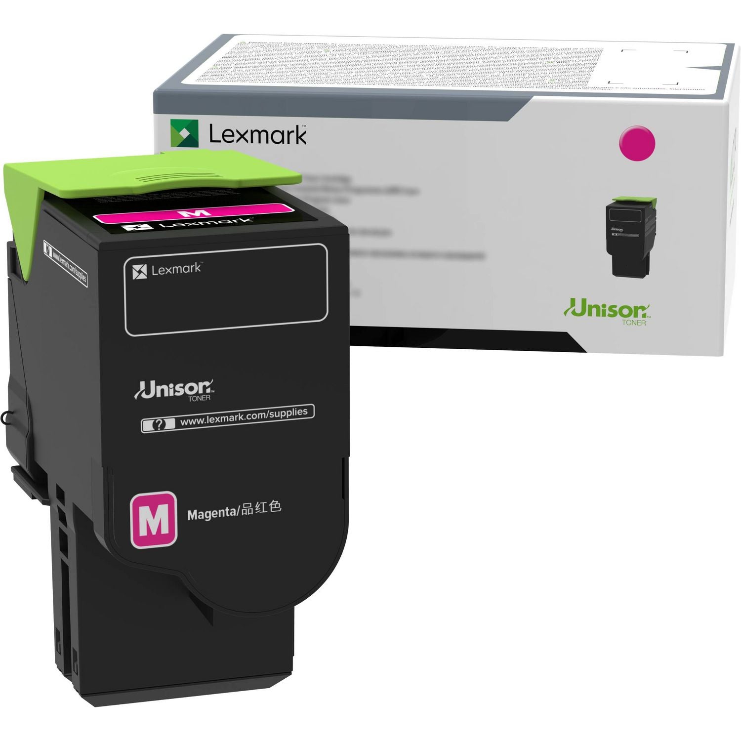 Lexmark™ 78C00MG Return Program Toner, 1,400 Page-Yield, Magenta