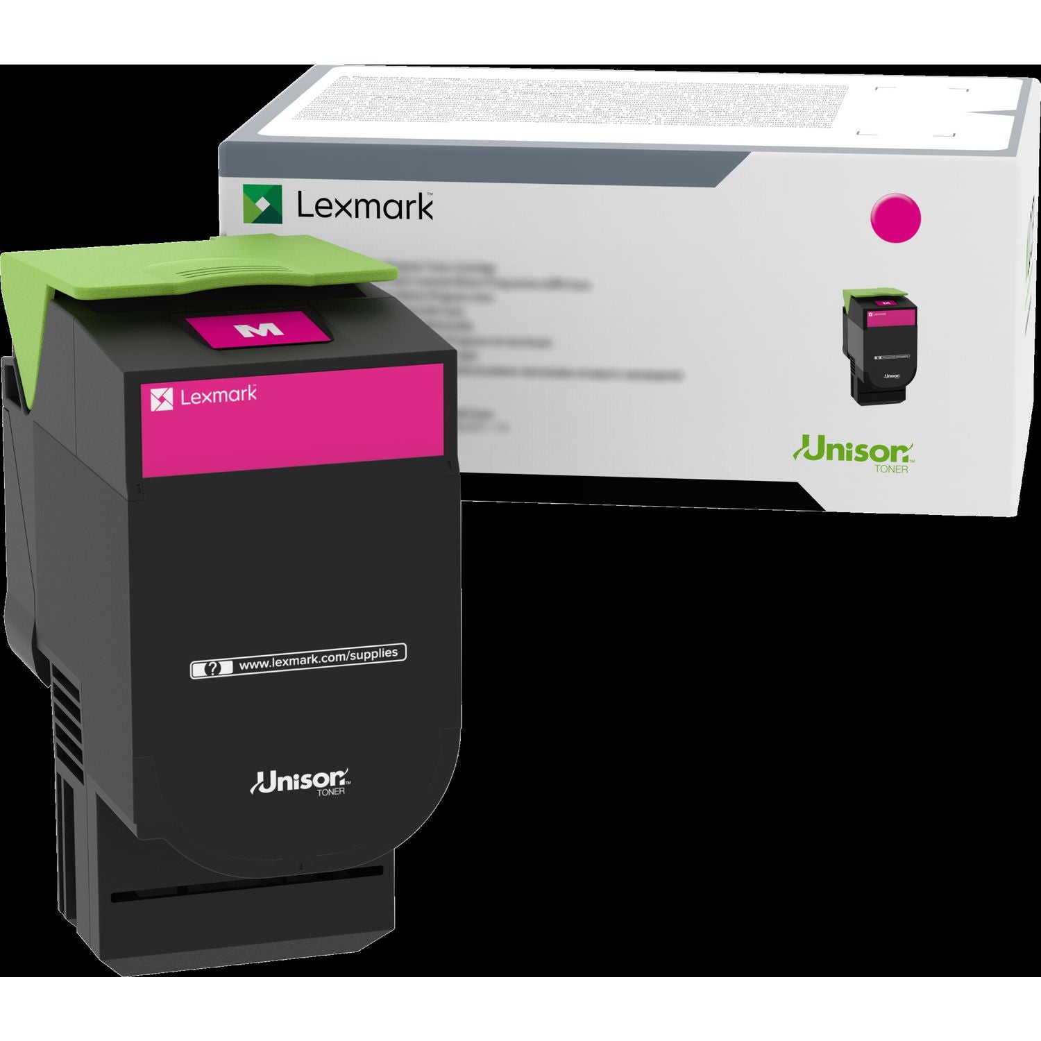 Lexmark™ 70C0HMG High-Yield Toner, 3,000 Page-Yield, Magenta - Bloom Skins