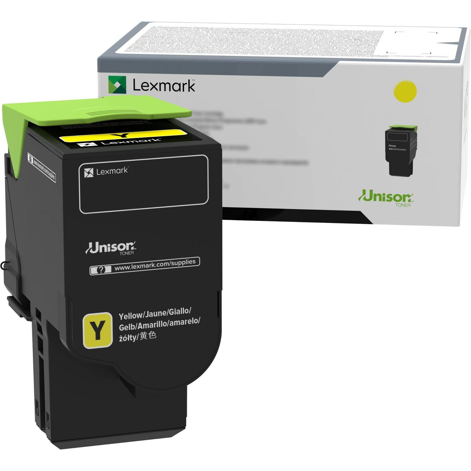 Lexmark™ 78C0UYG Return Program Ultra High-Yield Toner, 7,000 Page-Yield, Yellow