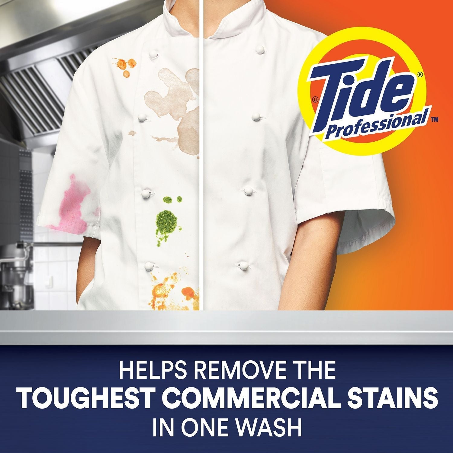 Tide® Professional™ Commercial HE Liquid Laundry Detergent, 105 oz Pour Bottle, 4/Carton