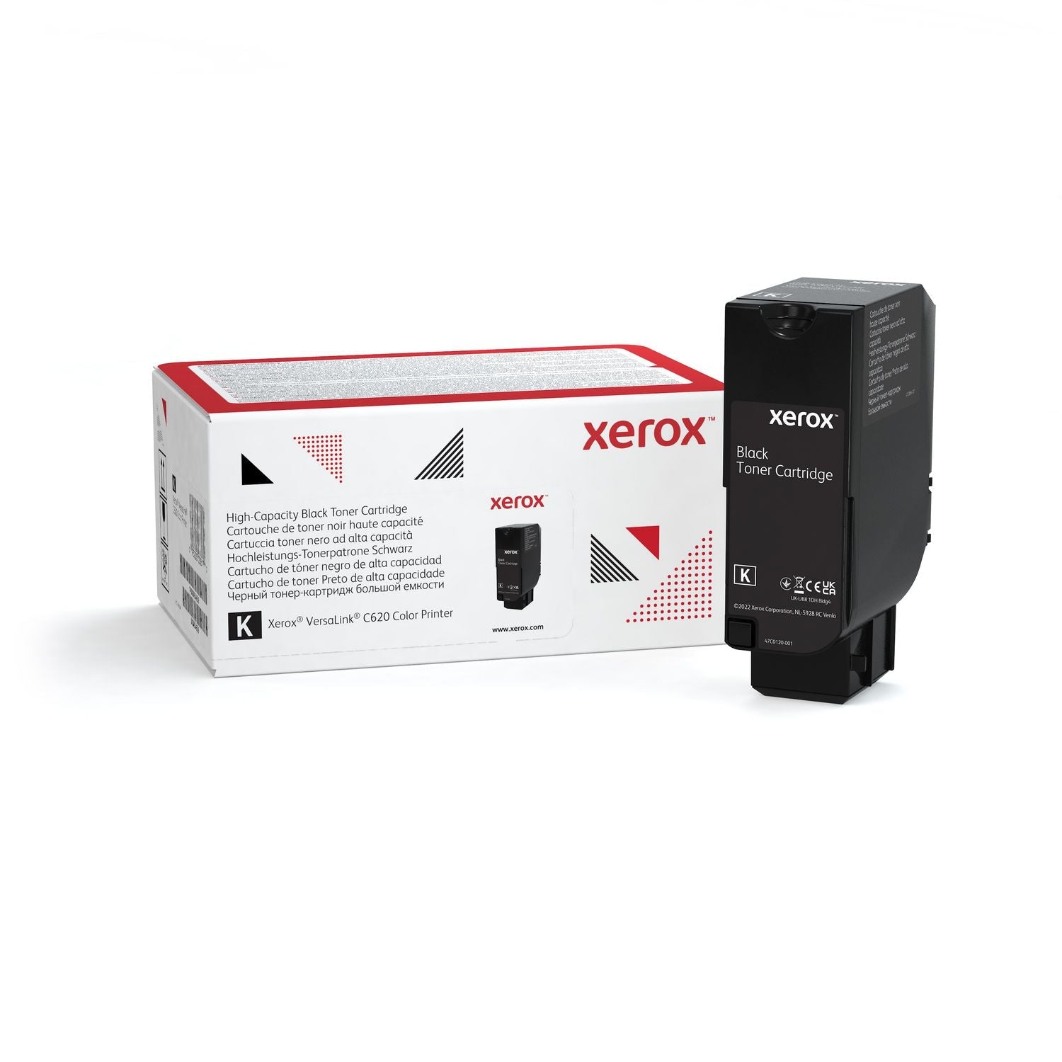 Xerox® 006R04624 High-Yield Toner, 20,000 Page-Yield, Black
