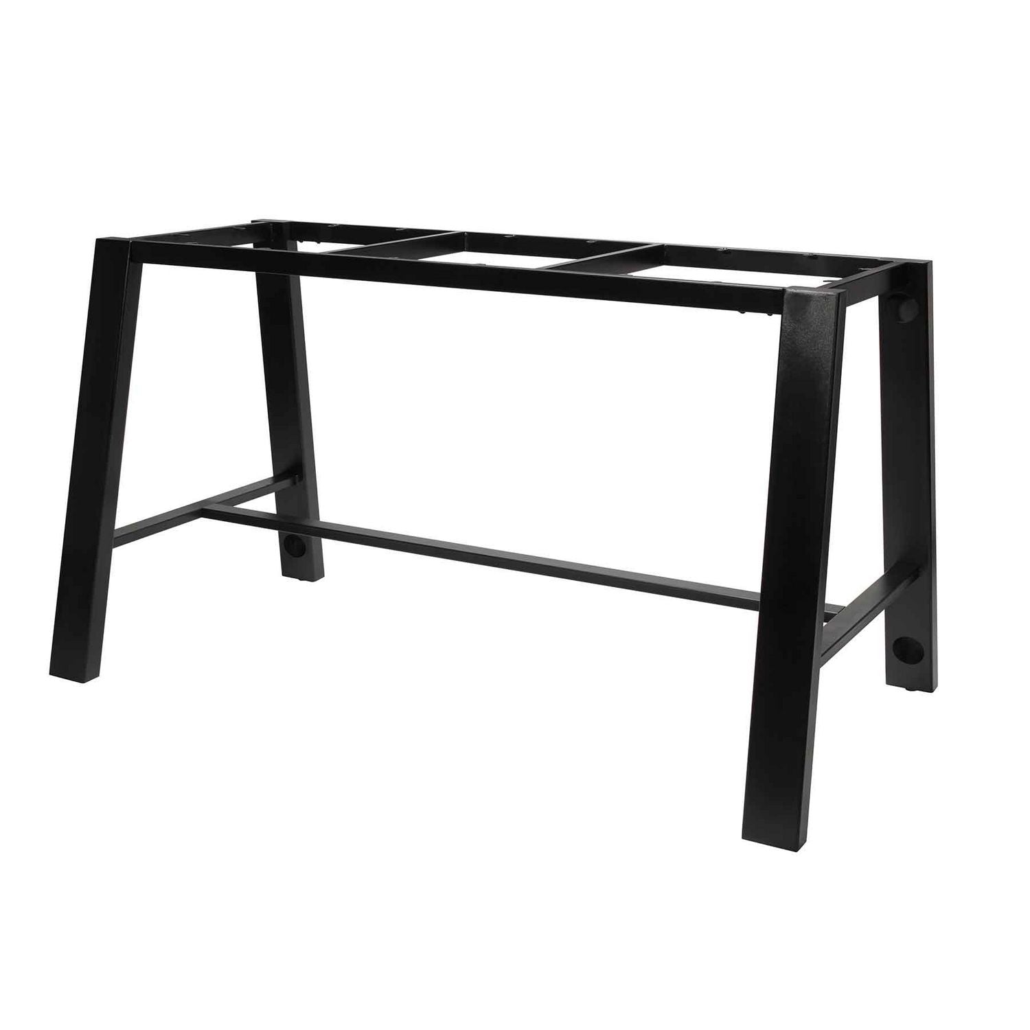 KFI Studios Midtown Bistro Dining Table with Four White Kool Barstools, 36 x 72 x 41, Designer White