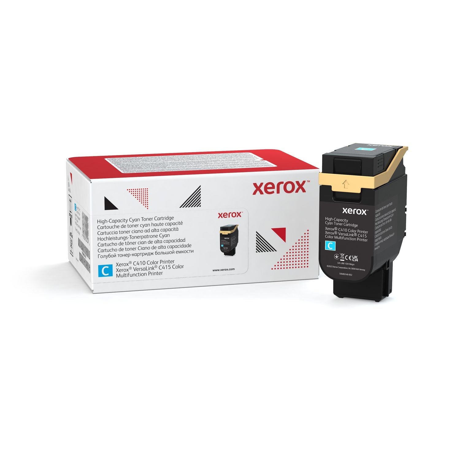 Xerox® 006R04686 High-Yield Toner, 7,000 Page-Yield, Cyan