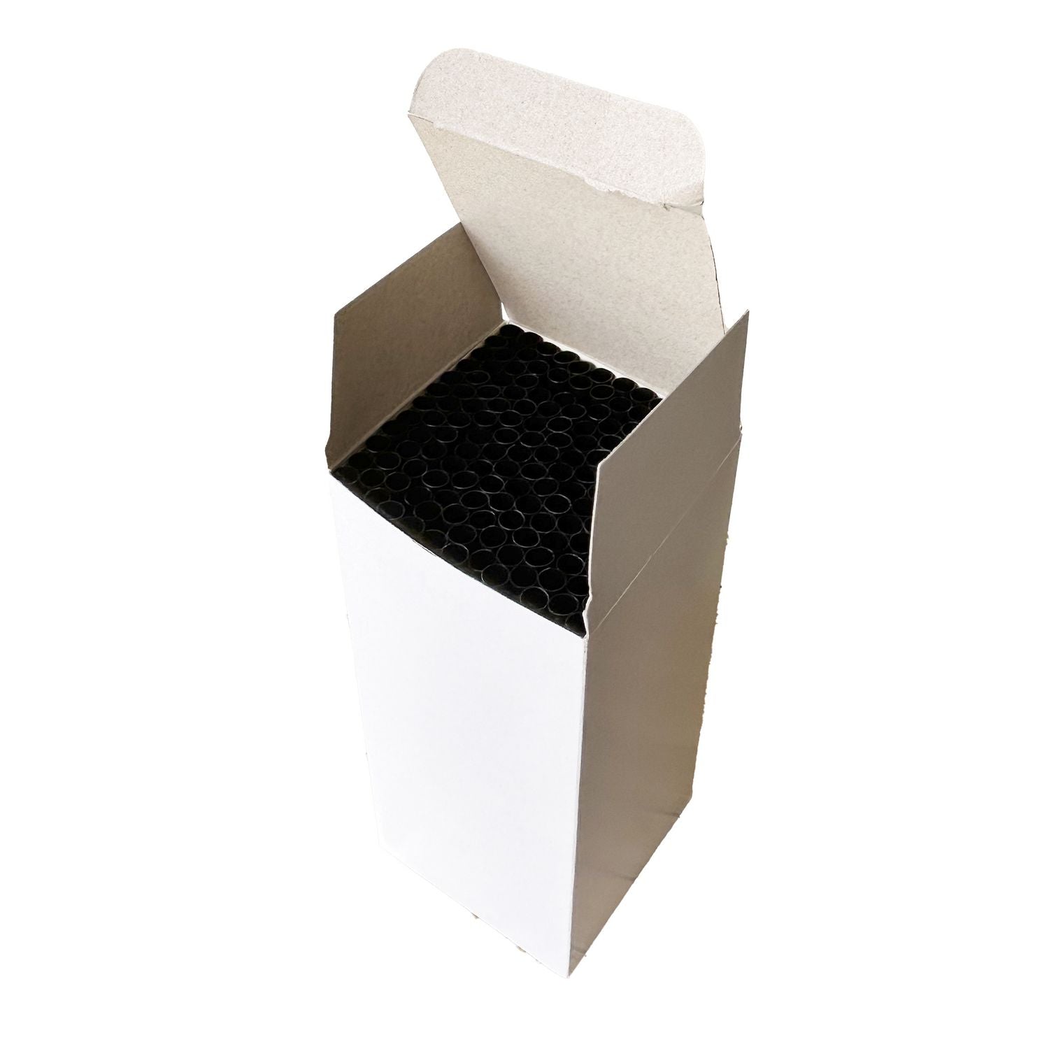 Boardwalk® Wrapped Giant Straws, 7.75", Polypropylene, Black, 7,200/Carton