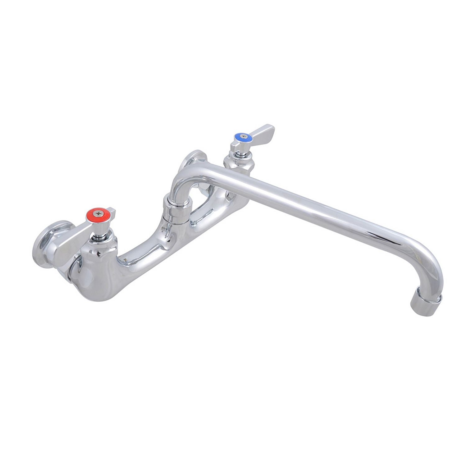 BK Resources WorkForce Standard Duty Faucet, 8" Height/10" Reach, Chrome-Plated Brass