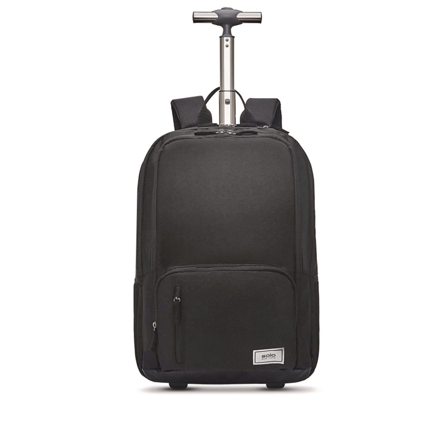 Solo Bleecker Recycled Rolling Backpack, Fits Devices Up to 15.6", 12.5 x 8 x 19, Dark Gray