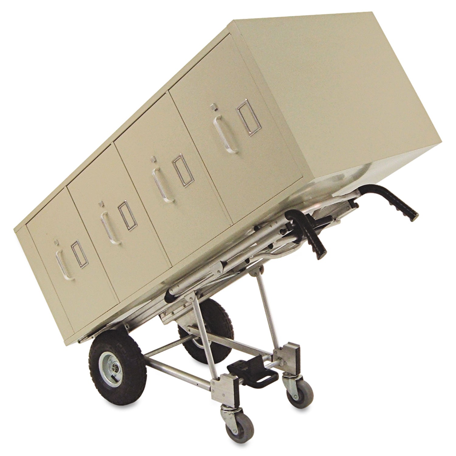 Cosco® 3-in-1 Convertible Hand Truck, 800 lb to 1,000 lb Capacity, 21.06 x 21.85 x 48.03, Aluminum
