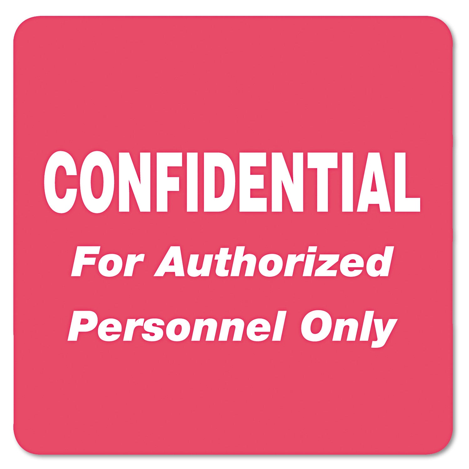 Tabbies Hipaa Labels | Confidential 500/Roll