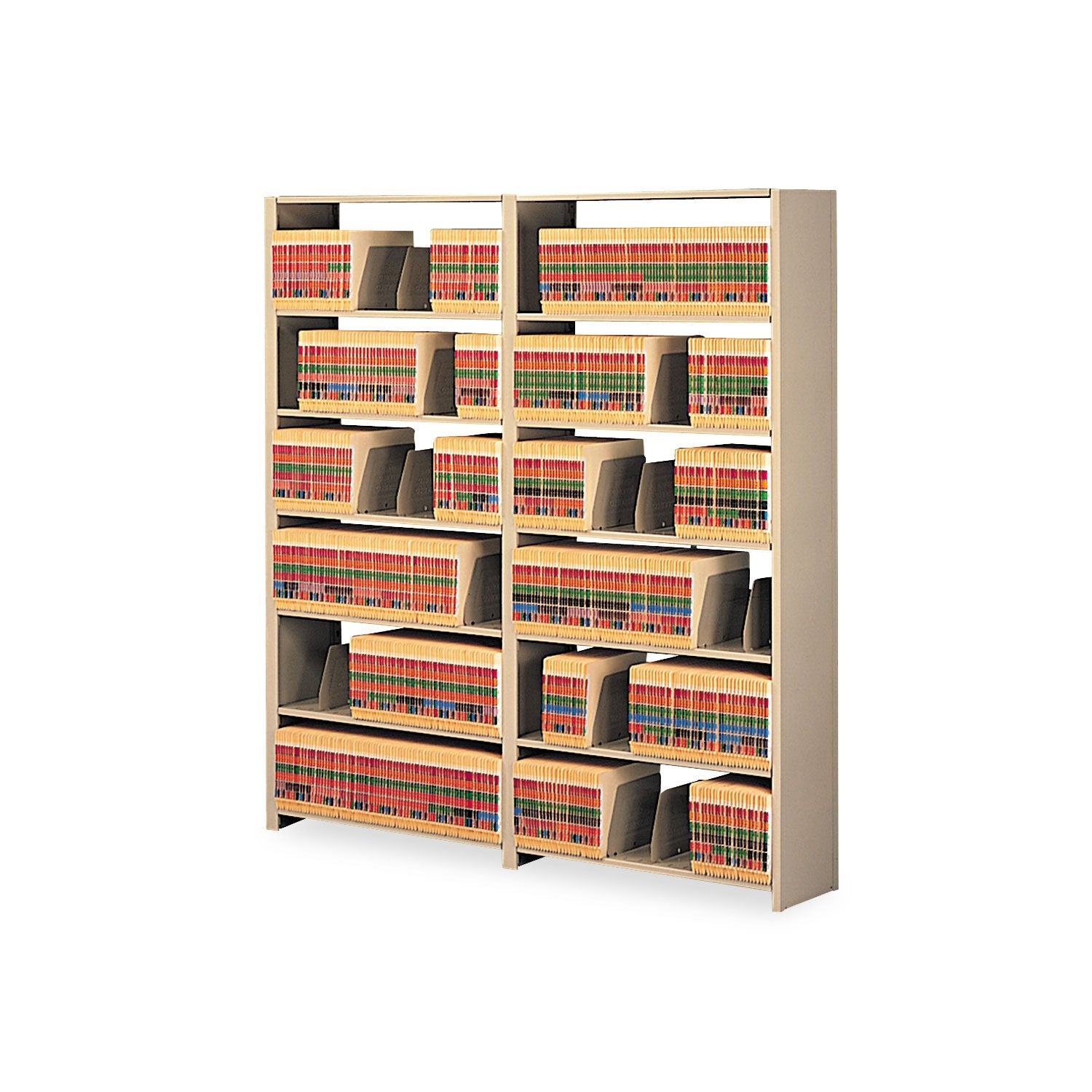 Seven-Shelf Closed Add-On Unit | Tennsco Steel