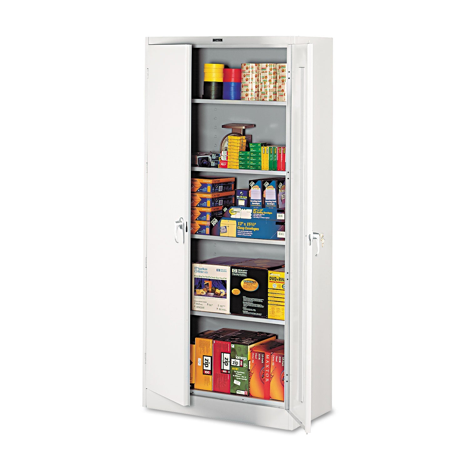 78" High Deluxe Cabinet | Tennsco Light Gray