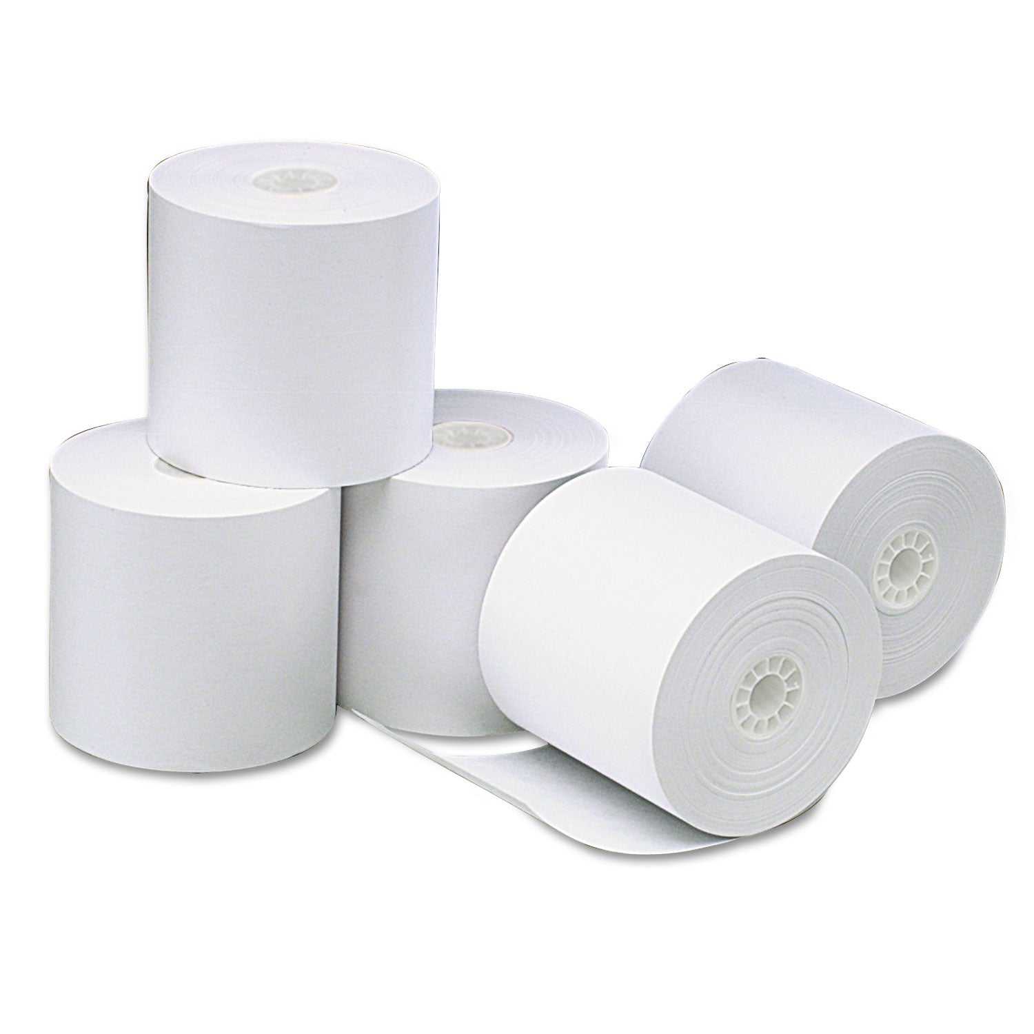 Universal® Direct Thermal Printing Paper Rolls, 3.13" X 273 Ft, White, 50/carton
