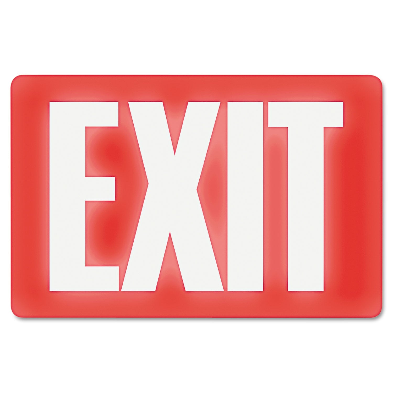 Glow In The Dark Sign | EXIT | 8x12 Red