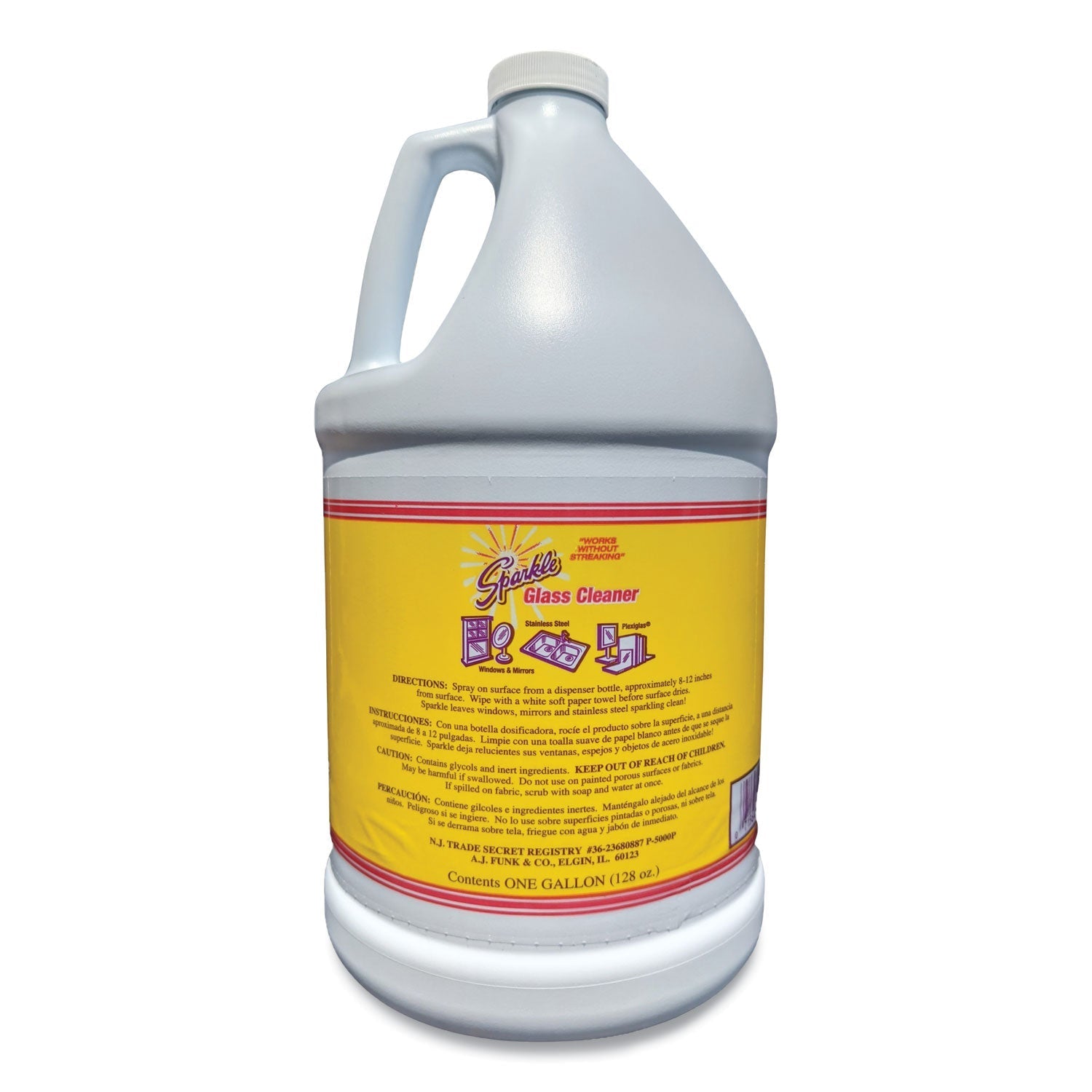 Sparkle Glass Cleaner, 1 Gal Bottle Refill