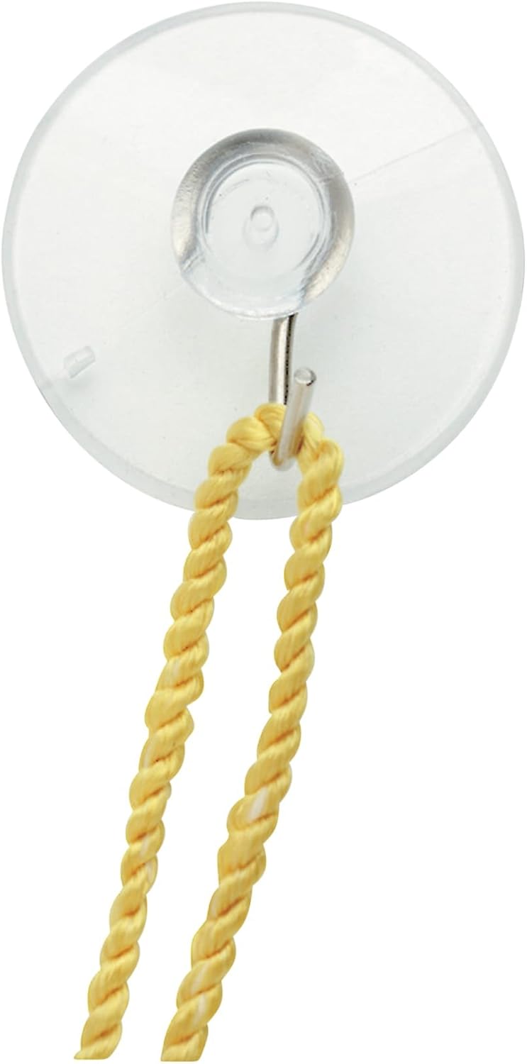 Baumgartens® Suction Cup With Hook, Metal Silver Hook, 50/box