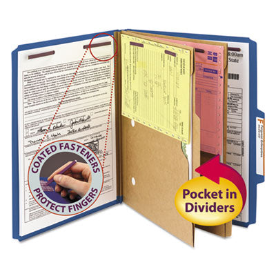 6-Section Pressboard Classification Folders | 10