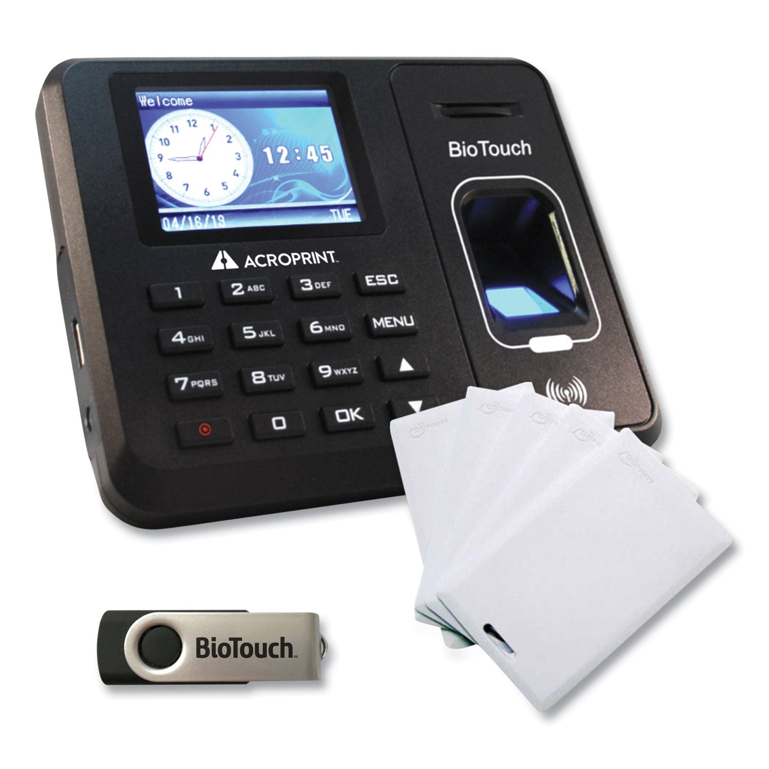 BioTouch Time Clock and Badges Bundle | Acroprint®