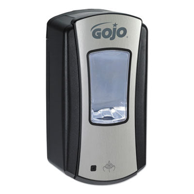 GOJO® Ltx-12 Touch-Free Dispenser, 1,200 Ml, 5.75 X 3.33 X 10.5, Brushed Chrome/black