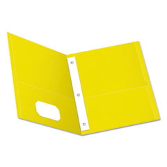 Oxford Twin-Pocket Folders With 3 Fasteners