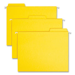 Smead FasTab Hanging Folders | Letter Yellow