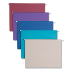 Smead Colored Hanging File Folders | Jewel Tone