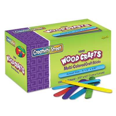 Creativity Street Colored Wood Craft Sticks