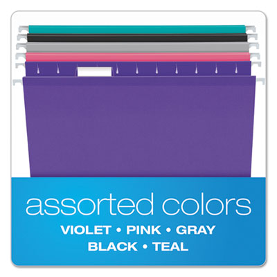 Pendaflex Colored Hanging Folders | Assorted Bold