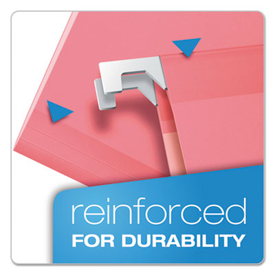 Pendaflex Hanging Folders | Legal Pink, 25/Box