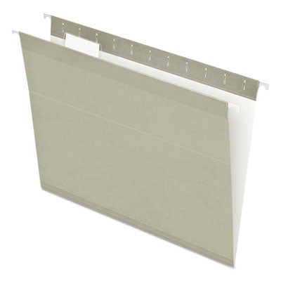 Colored Reinforced Hanging Folders | Gray, 25/Box