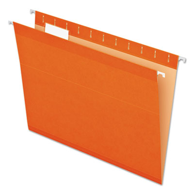 Colored Reinforced Hanging Folders | Orange, 25/Bx