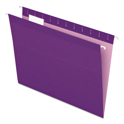 Colored Reinforced Hanging Folders | Violet, 25/B