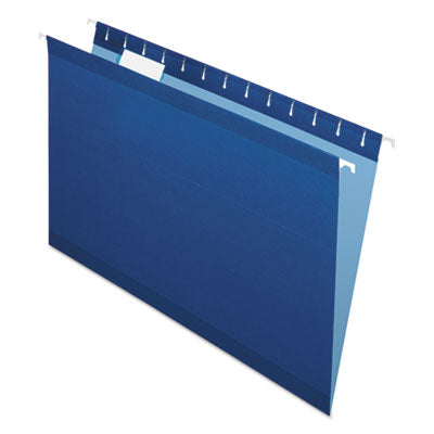 Colored Reinforced Hanging Folders | Legal, Navy