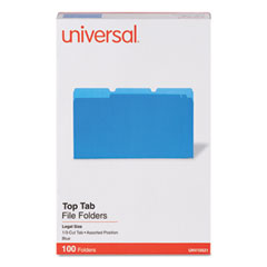 Deluxe Colored Top Tab File Folders | Legal