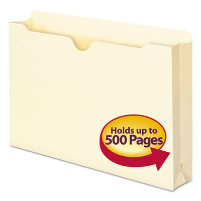 Double-Ply Reinforced File Folders | Br. Green