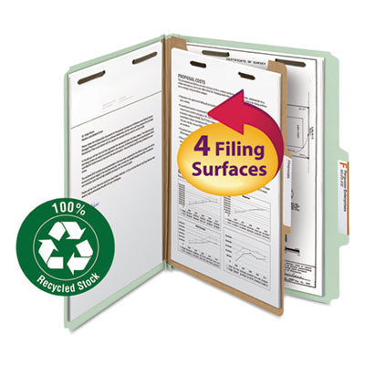 Recycled Pressboard Classification Folders | 10