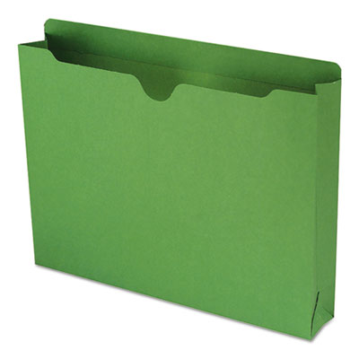 Colored File Jackets With Reinforced Tab | Green