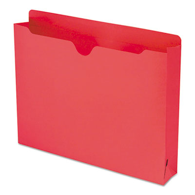 Colored File Jackets With Reinforced Tab | Red