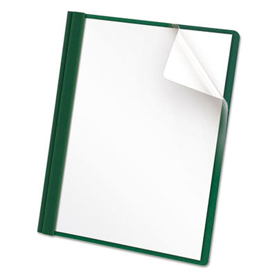 Clear Front Report Cover | Hunter Green, 25/Box