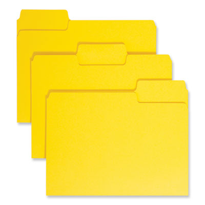 SuperTab Colored File Folders | Yellow, 100/Box