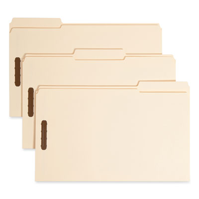 Top Tab Fastener Folders | Legal, Manila, 50/Box
