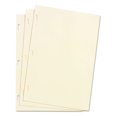 Looseleaf Minute Book Ledger Sheets | Ivory, 100