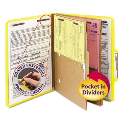 6-Section Pressboard Classification Folders | 10