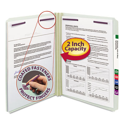 Recycled Pressboard Fastener Folders | 25-Box