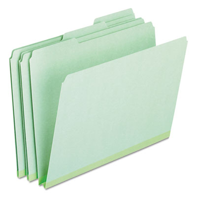 Pressboard Expanding File Folders | Green, 25/Box