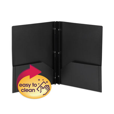 Poly Two-Pocket Folder With Fasteners | 25/Box