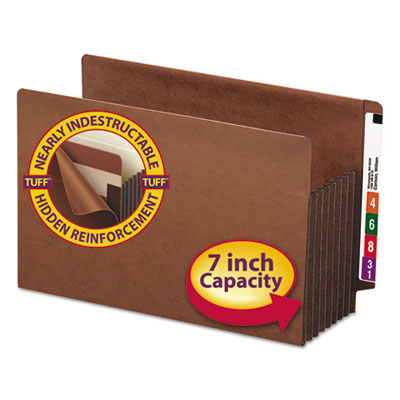Heavy-Duty End Tab Tuff Pockets | 7" Legal, 5