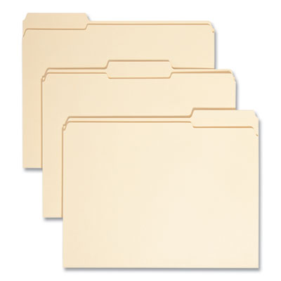 100% Recycled Reinforced File Folders | 100/Box