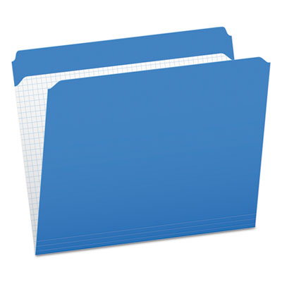 Double-Ply Reinforced File Folders | Blue, 100