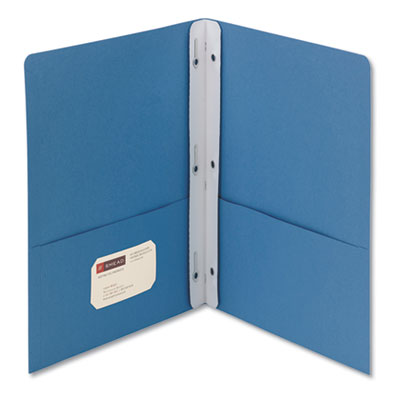 2-Pocket Folder With Tang Fastener | Blue, 25/Box